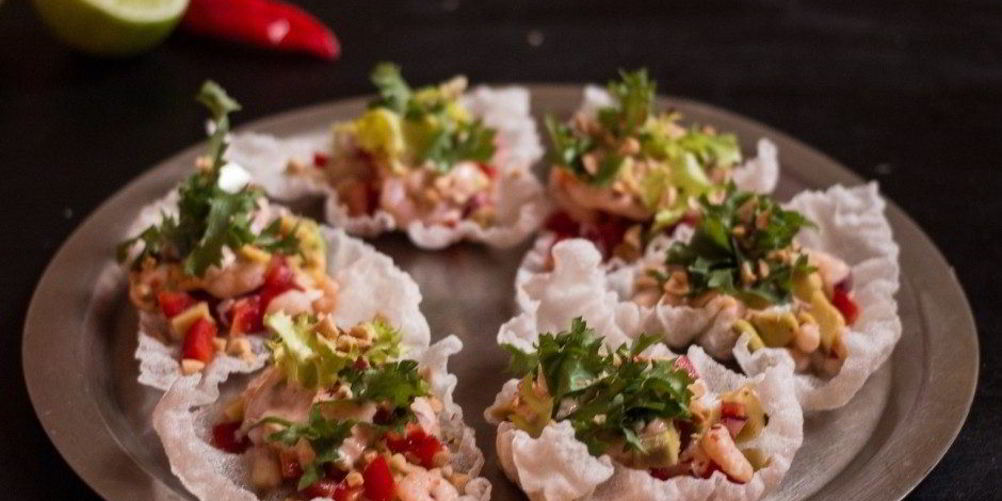 Рецепт начинки для тарталеток с креветками