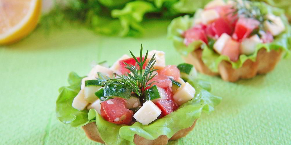 Рецепт овощных тарталеток