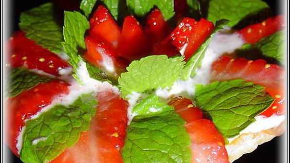 тарталетки клубнично-клюквенное блаженство