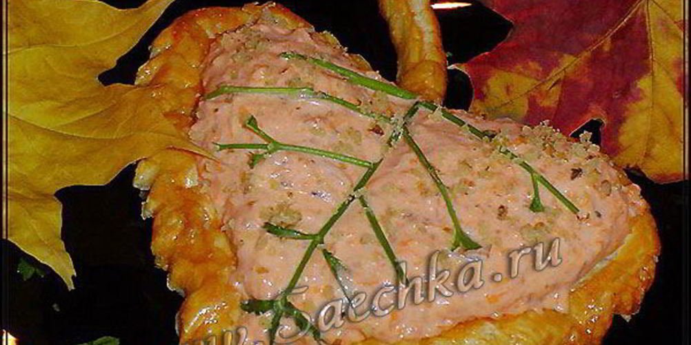 Рецепт тарталеток осенних листья