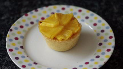 Тарталетки с ананасом