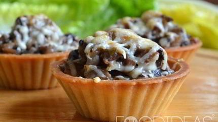 Тарталетки с грибами