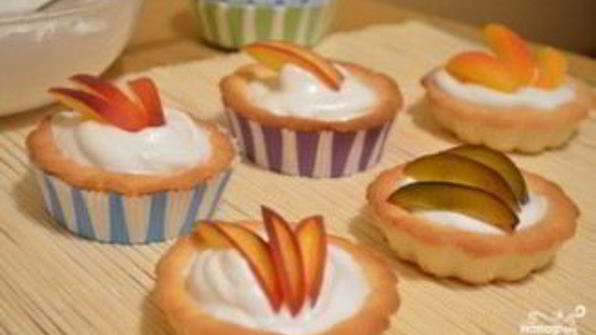 тарталетки с кремом