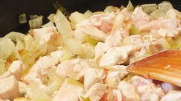 тарталетки с курицей и грибами