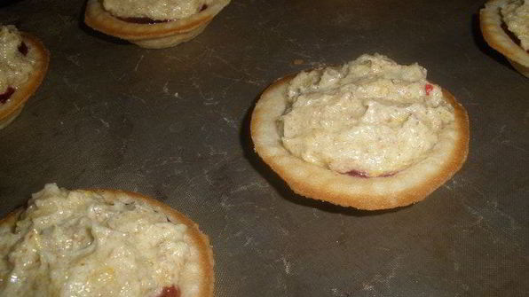 тарталетки с лимонным франжипаном