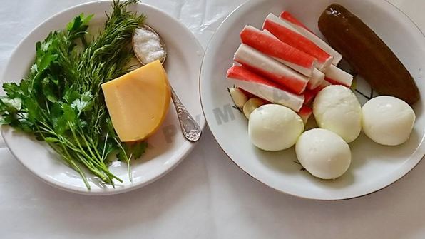 тарталетки с начинкой из крабовых палочек