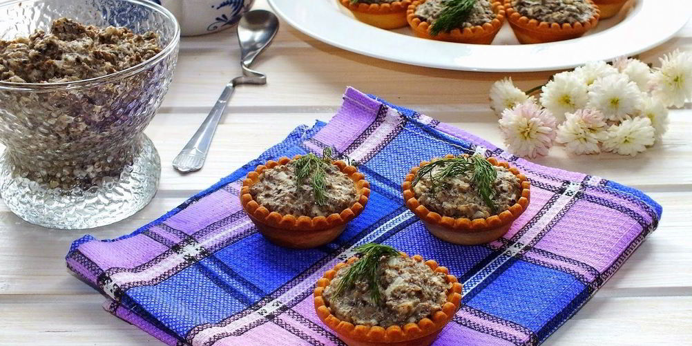 Рецепт тарталеток с паштетом