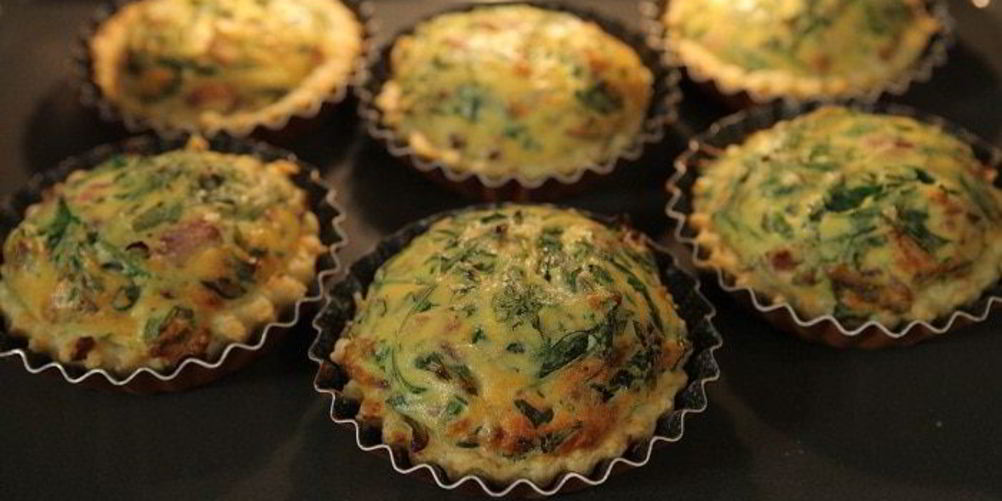 Рецепт тарталеток с рикоттой и руколой