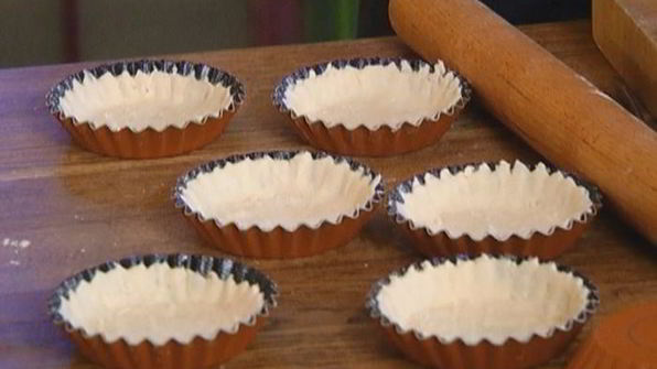 тарталетки с рикоттой и руколой