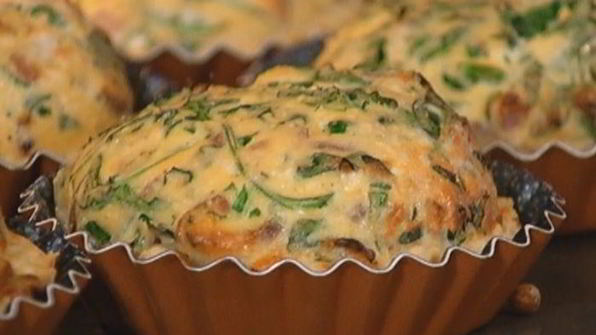 тарталетки с рикоттой и руколой