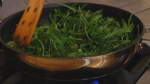 тарталетки с рикоттой и руколой