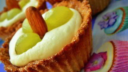 Тарталетки с творожным кремом