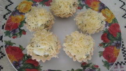 Тарталетки с языком