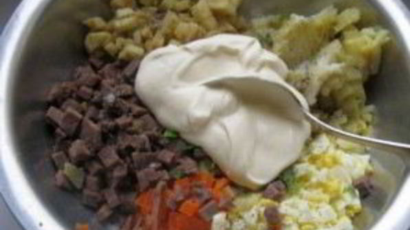 тарталетки с языком