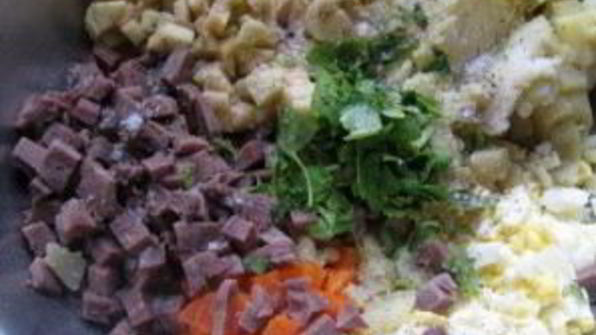 тарталетки с языком