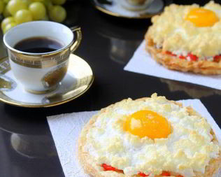 Тарталетки Солнышко в облаках