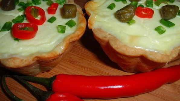 творожные тарталетки с огоньком