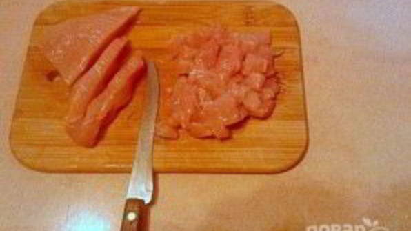 закрытые тарталетки с курицей и грибами