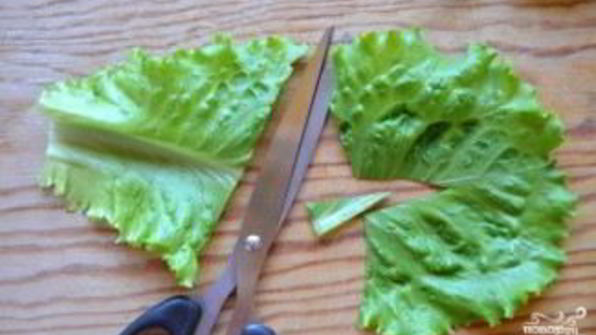 закуска с креветками в тарталетках