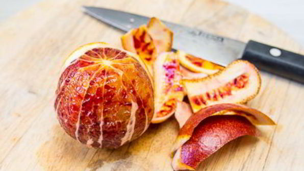 апельсиновый тарт со сливочным кремом