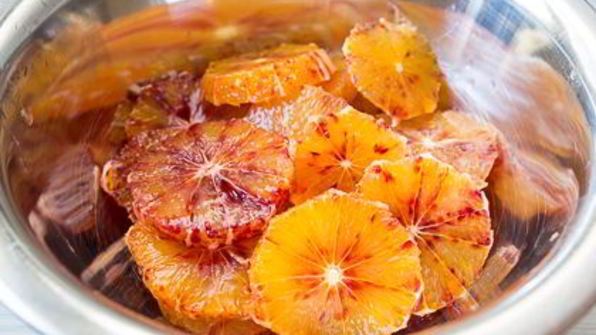 апельсиновый тарт со сливочным кремом