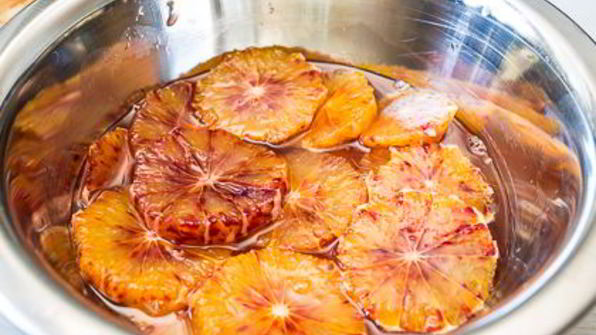 апельсиновый тарт со сливочным кремом