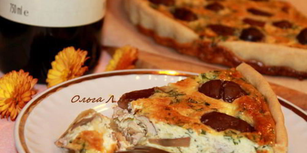 Рецепт грибного тарта