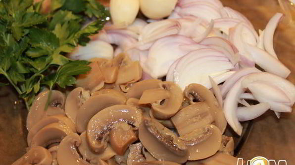 грибной тарт