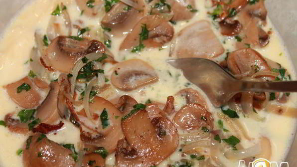 грибной тарт