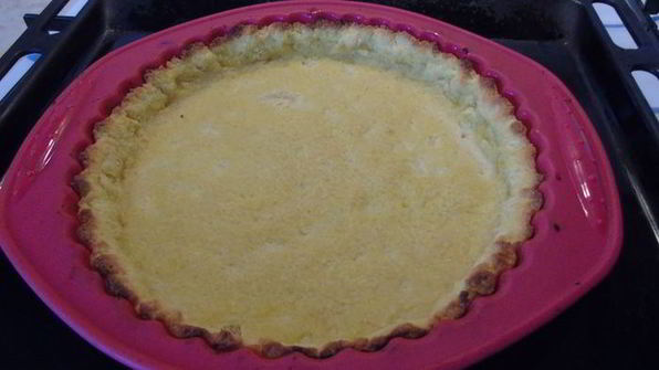 клубнично-кокосовый тарт