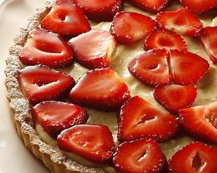 Клубничный тарт с заварным кремом