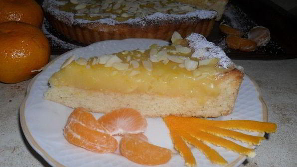 мандариновый тарт