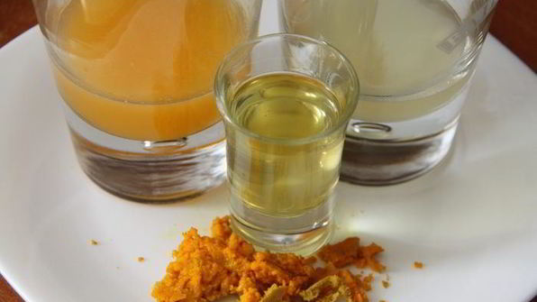 миндальный тарт с черной смородиной