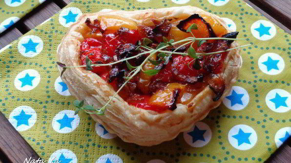 мини-тарты со сладким перцем