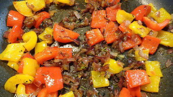 мини-тарты со сладким перцем