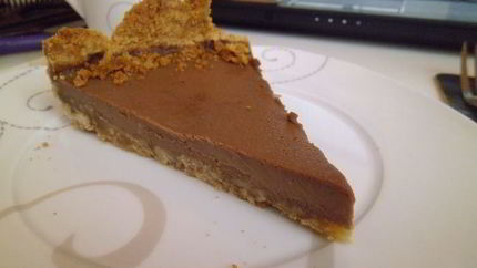 Нежный шоколадный тарт