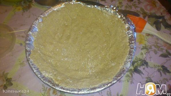 овсяный тарт с ежевикой