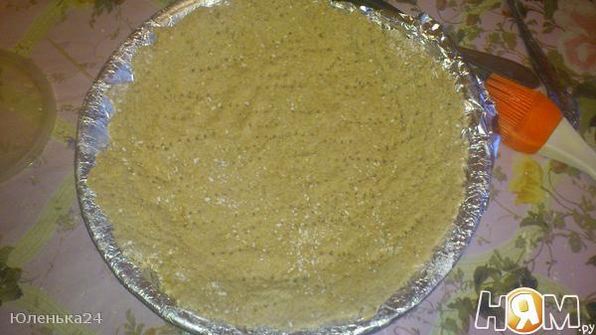 овсяный тарт с ежевикой