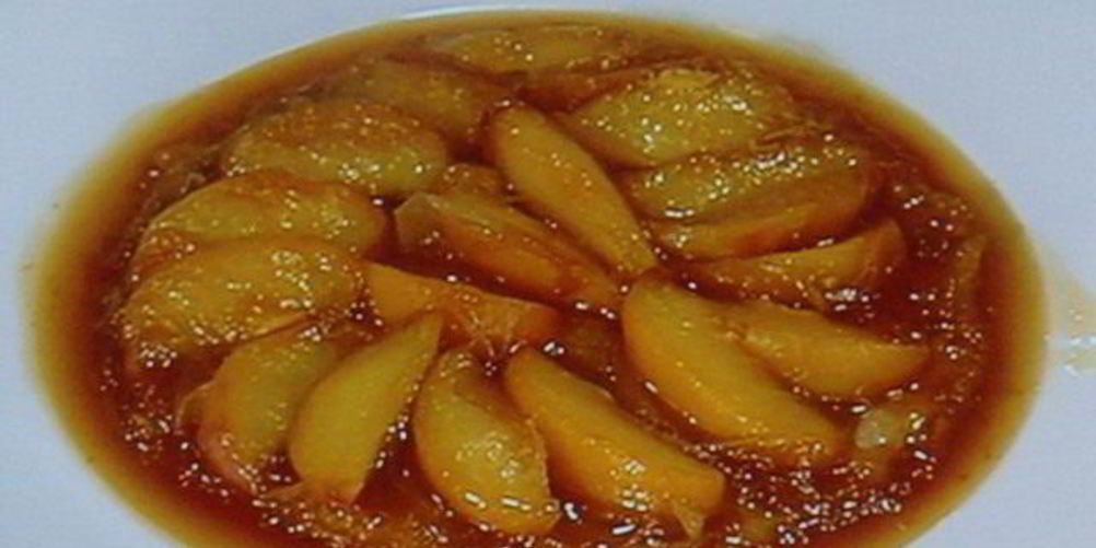 Рецепт персикового тарта татен