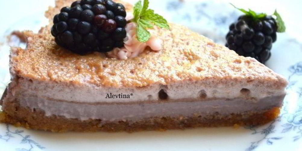 Рецепт шелкового тарта с ежевикой