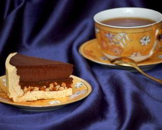 Шоколадно-карамельный тарт