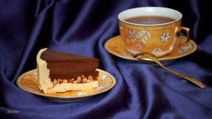 Шоколадно-карамельный тарт