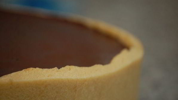 шоколадно-карамельный тарт