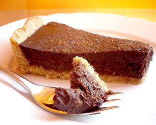 Шоколадно-сливочный тарт Только мысли все о нем и о нем