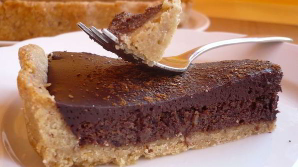 шоколадно-сливочный тарт только мысли все о нем и о нем