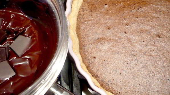 шоколадно-сливочный тарт только мысли все о нем и о нем