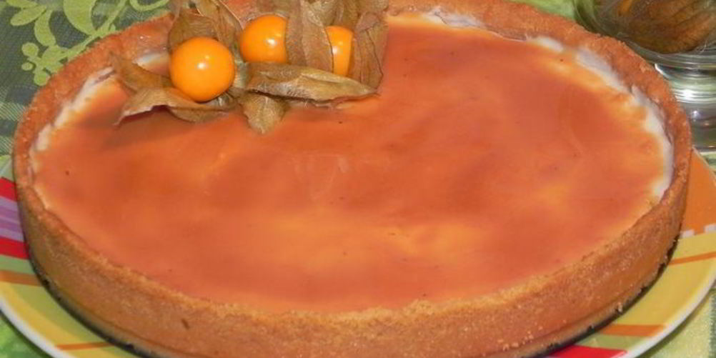 Рецепт снежного тарта с карамельным соусом