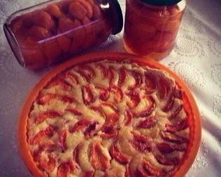 Тарт с абрикосами