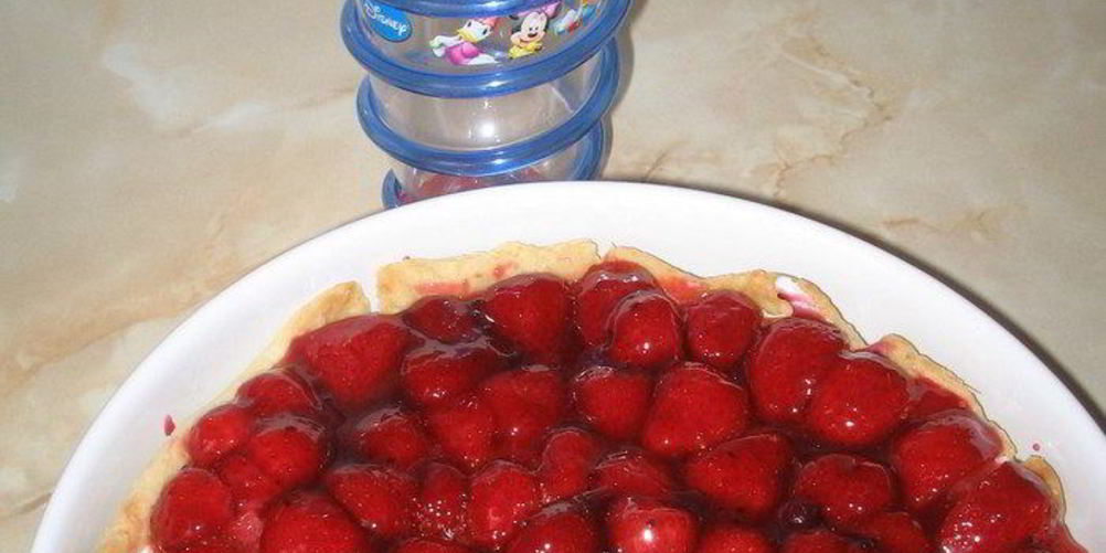 Рецепт тарта с белым шоколадом и двойной клубникой