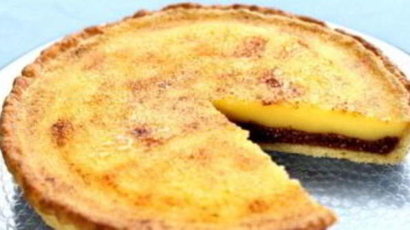 тарт с инжиром и крем-брюле